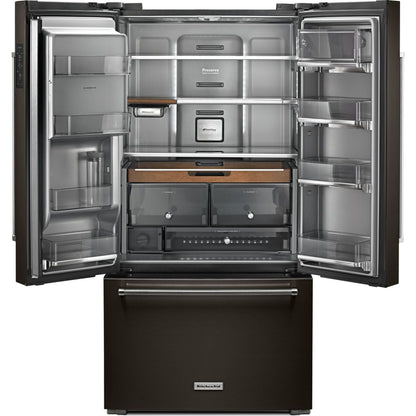 KitchenAid French Door Fridge (KRFC704FBS) - Black Stainless