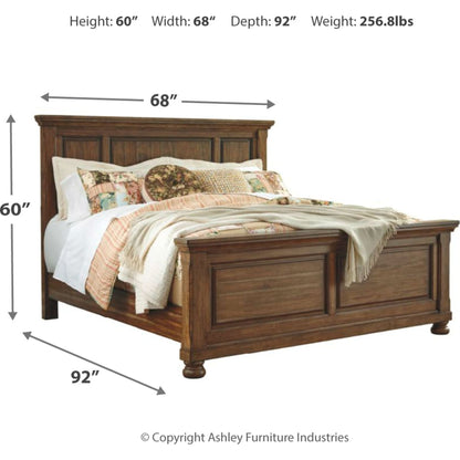 Baymore 5 Piece Bedroom Package - Medium Brown