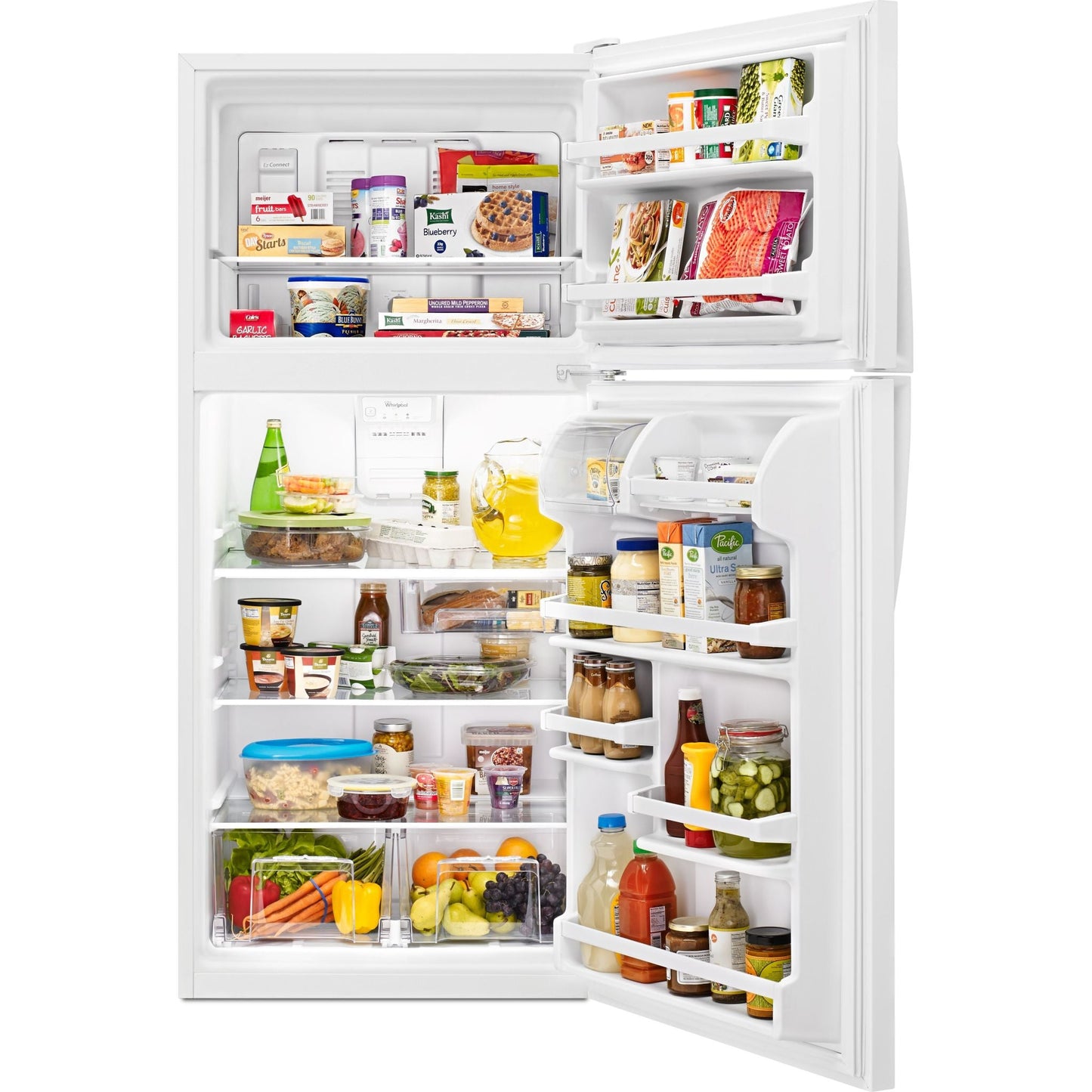 Whirlpool Top Mount Fridge (WRT318FZDW) - White