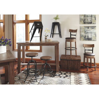 Pinnadel Bar Stool - Dark Brown - (D542-130)