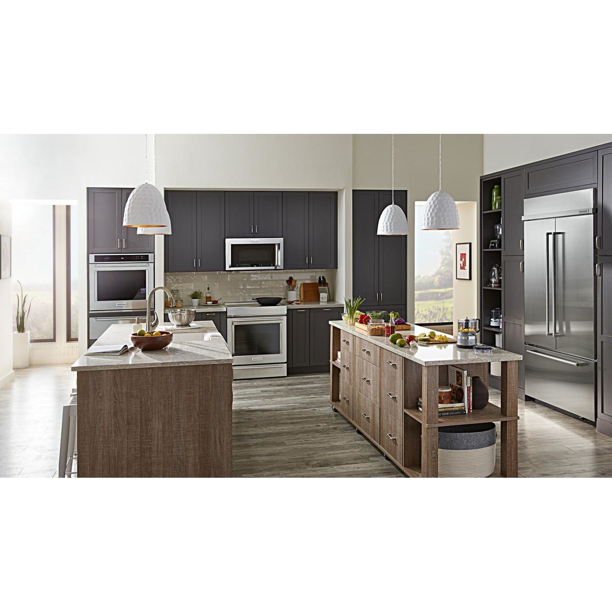 KitchenAid French Door Fridge (KBFN502ESS) - Stainless Steel