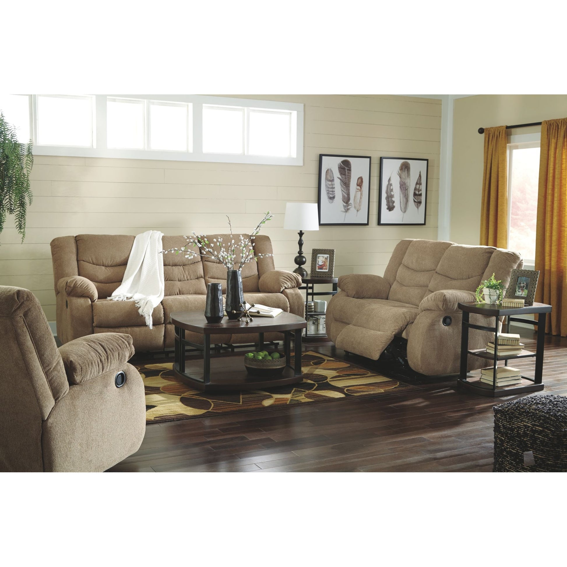Tulen Reclining Sofa - Grey