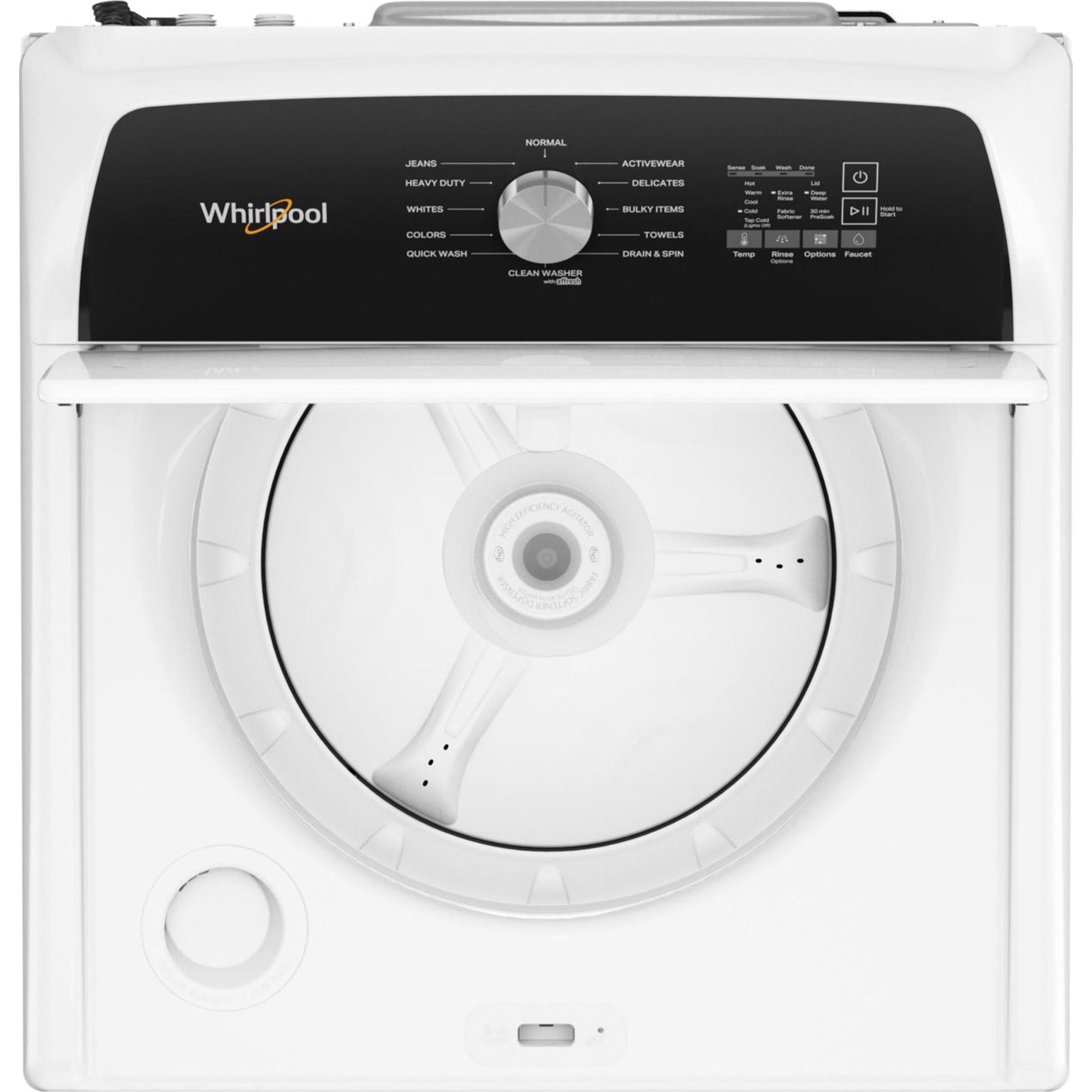 Whirlpool Top Load Washer (WTW5015LW) - WHITE