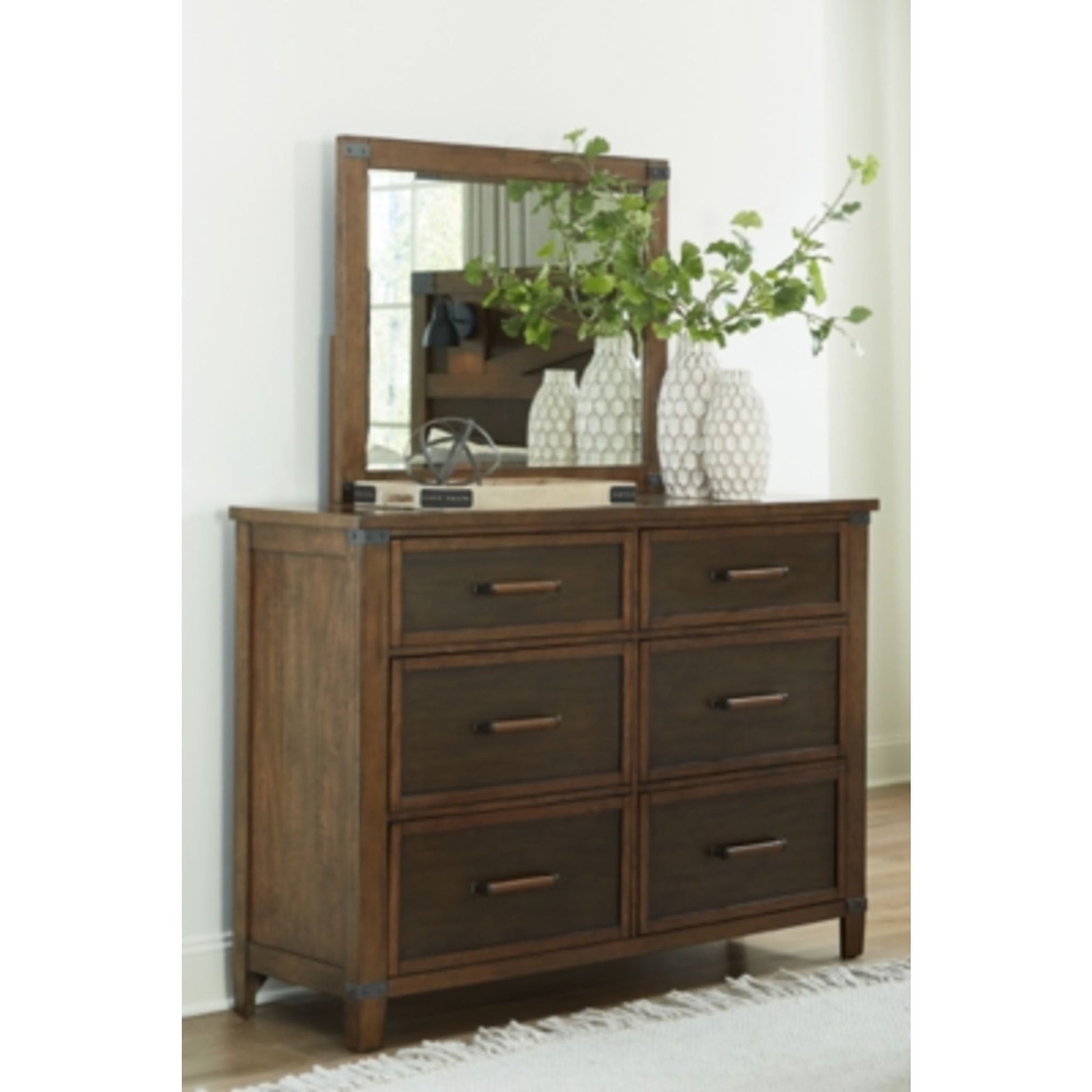 Wyattfield Dresser and Mirror - Two-tone