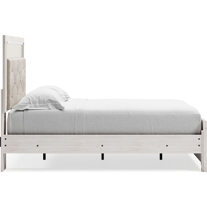 Altyra 3 Piece Panel Bed - White