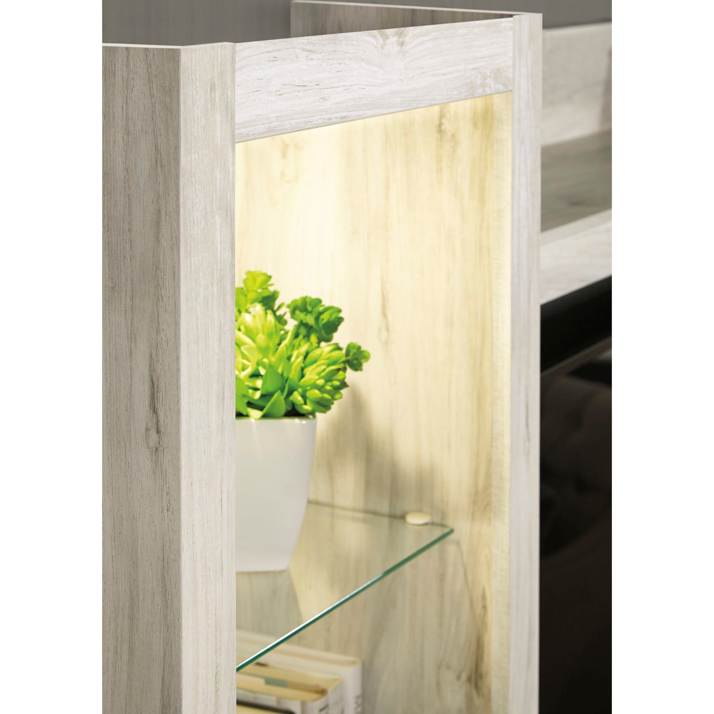 Bellaby Entertainment / Fireplace - White Wash