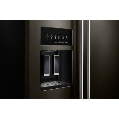 KitchenAid Counter Depth Fridge (KRSC700HBS) - Black Stainless