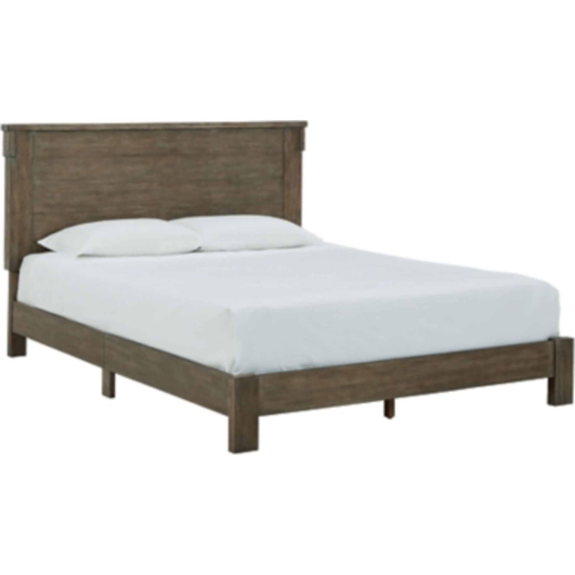 Shamryn 3 Piece King Panel Bed - Grayish Brown