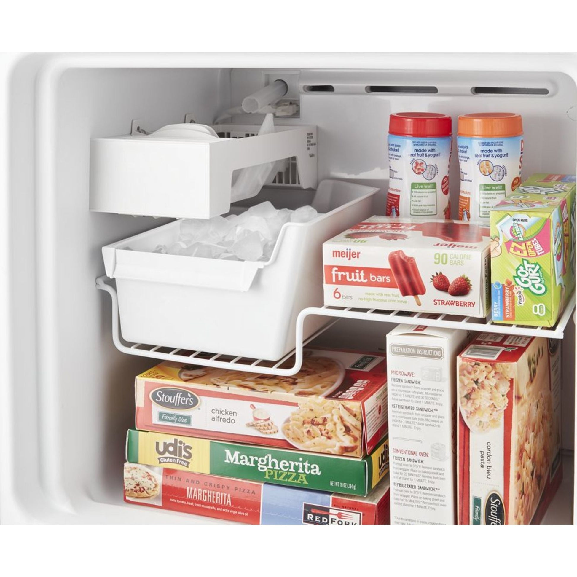 Whirlpool Top Mount Fridge (WRT312CZJZ) - Stainless Steel