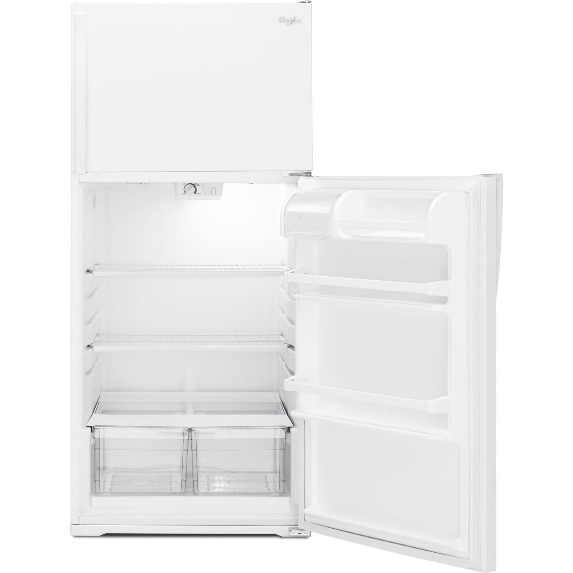 Whirlpool Top Mount Fridge (WRT134TFDW) - White