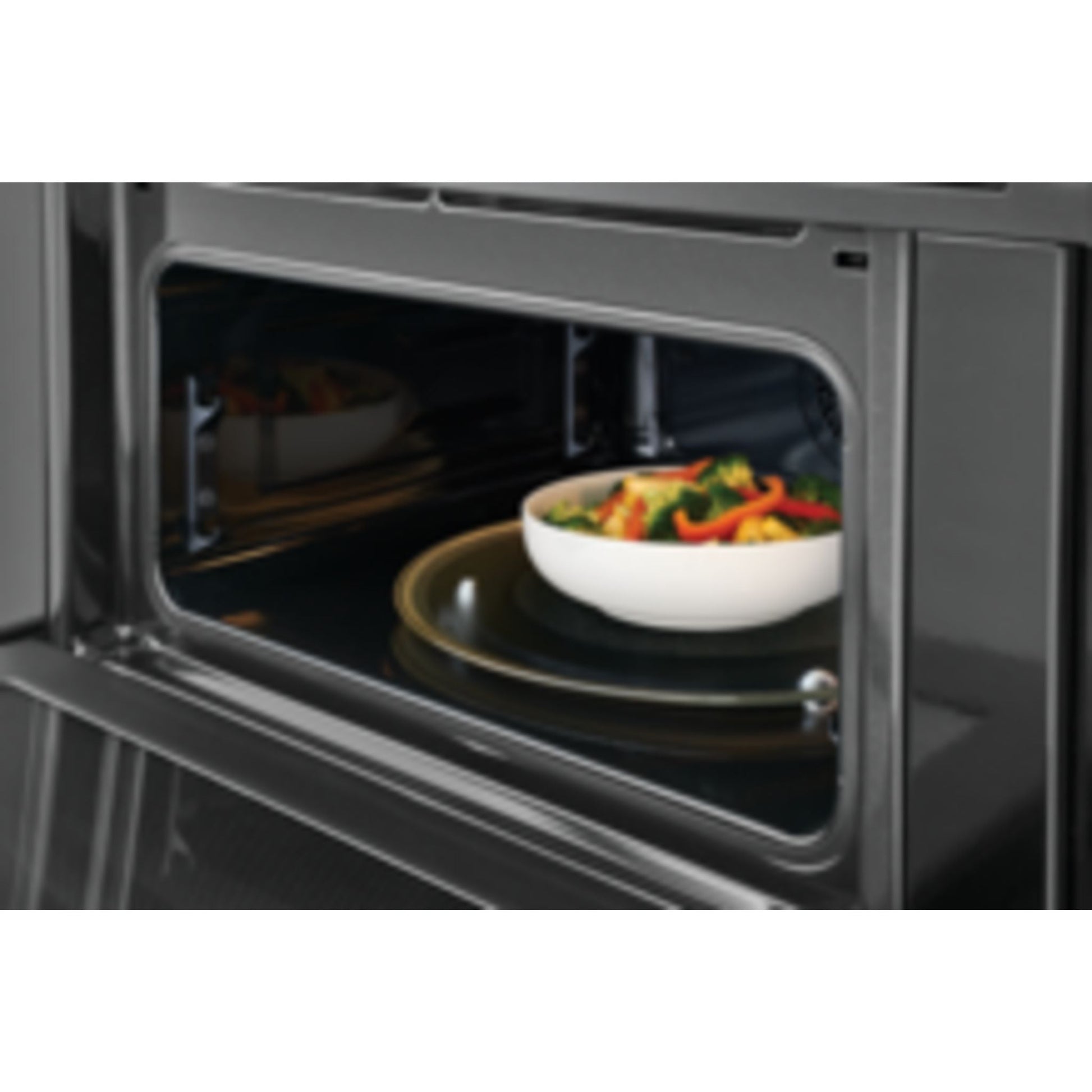 Frigidaire Gallery 30" Microwave/Wall Oven (GCWM3067AD) - Black Stainless, SmudgeProof
