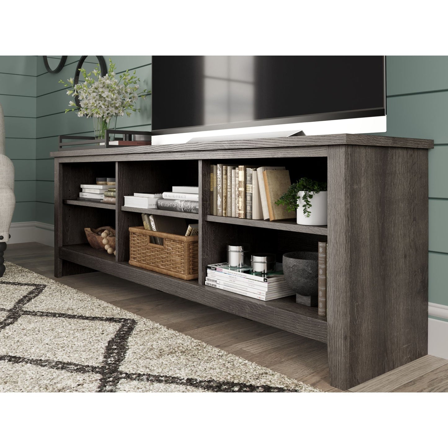 Arlenbry Extra Large TV Stand - Gray