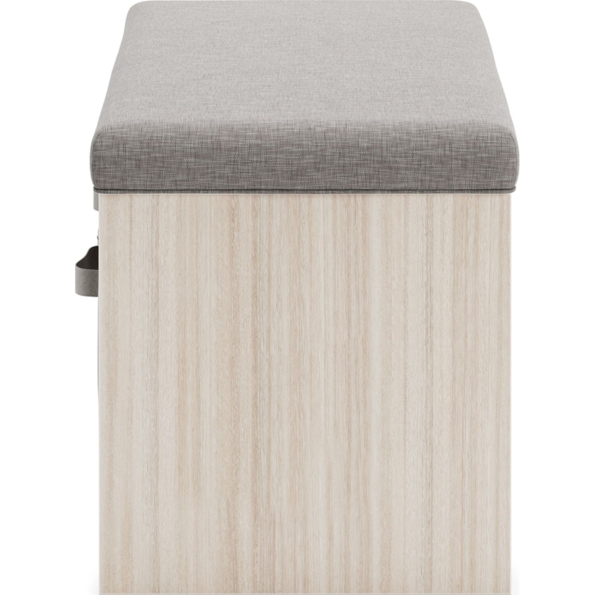 Blariden Storage Bench - Gray/Natural