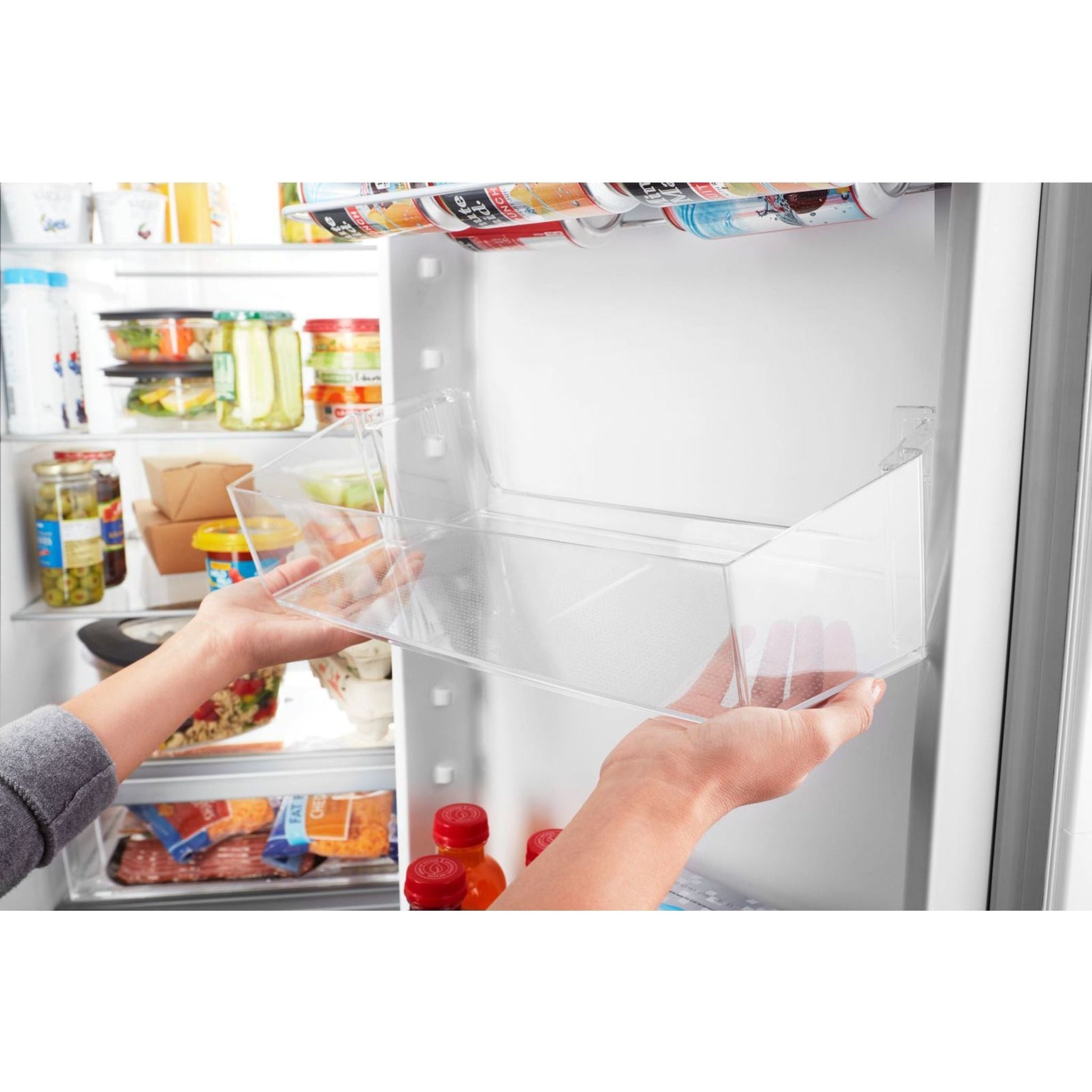 Whirlpool Side x Side Fridge (WRS325SDHB) - Black