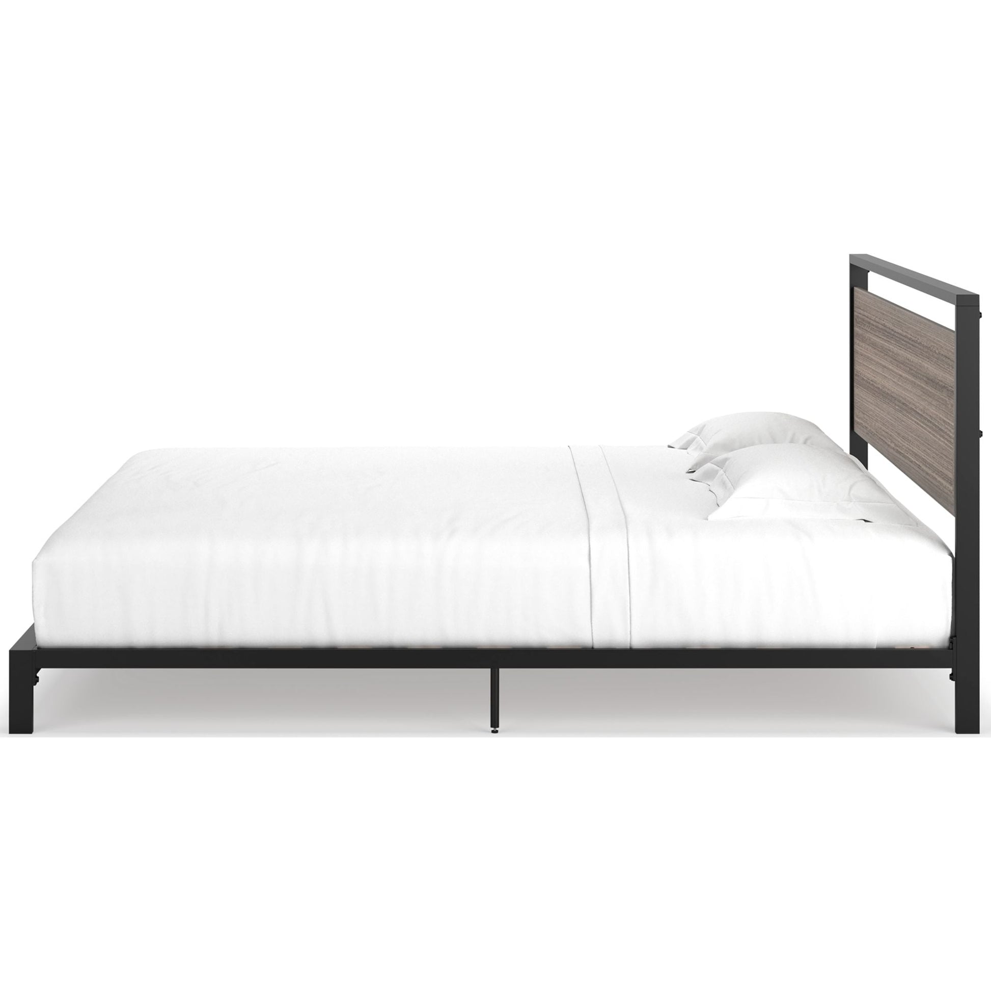 Dontally King Bed - Gray/Black
