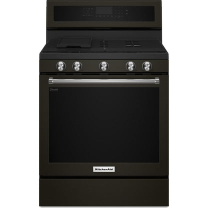 KitchenAid Gas Range (KFGG500EBS) - Black Stainless Steel
