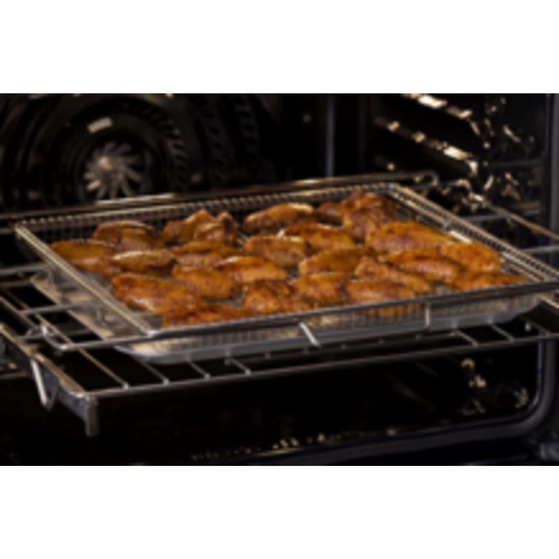 Frigidaire Gallery 30" True Convection Wall Oven (GCWS3067AD) - Black Stainless, SmudgeProof