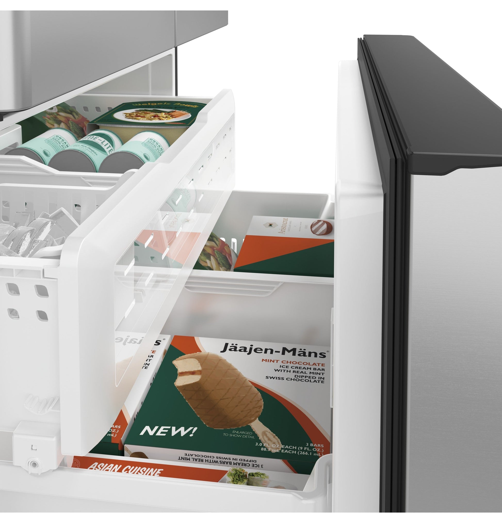 Café 23.1 Cu. Ft. Counter-Depth French-Door Refrigerator Stainless Steel - CWE23SP2MS1