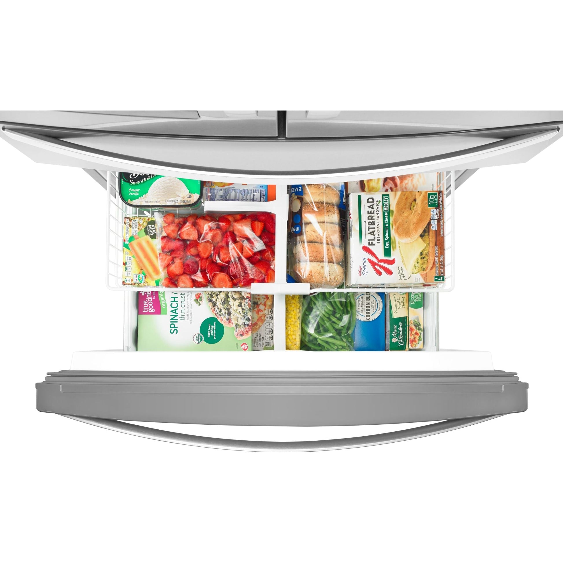 Whirlpool 4 Door Bottom Mount (WRX735SDHZ) - Stainless Steel