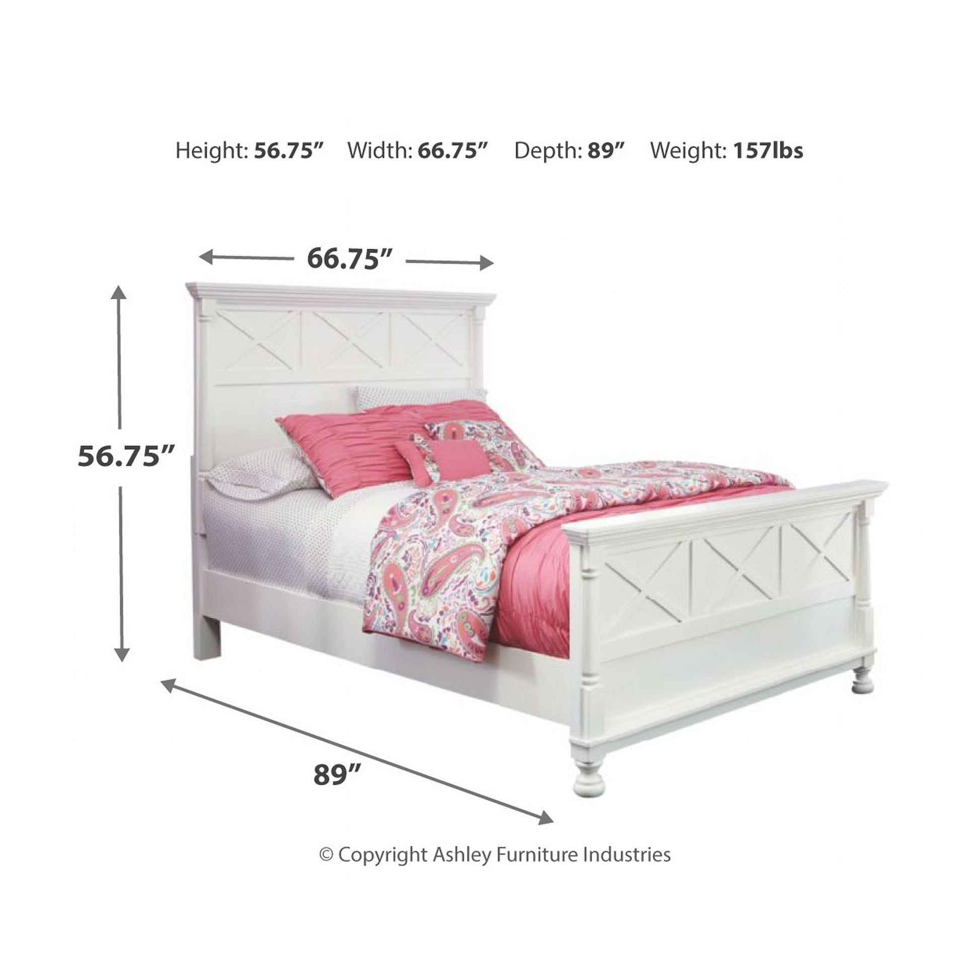 Kaslyn Panel Bed