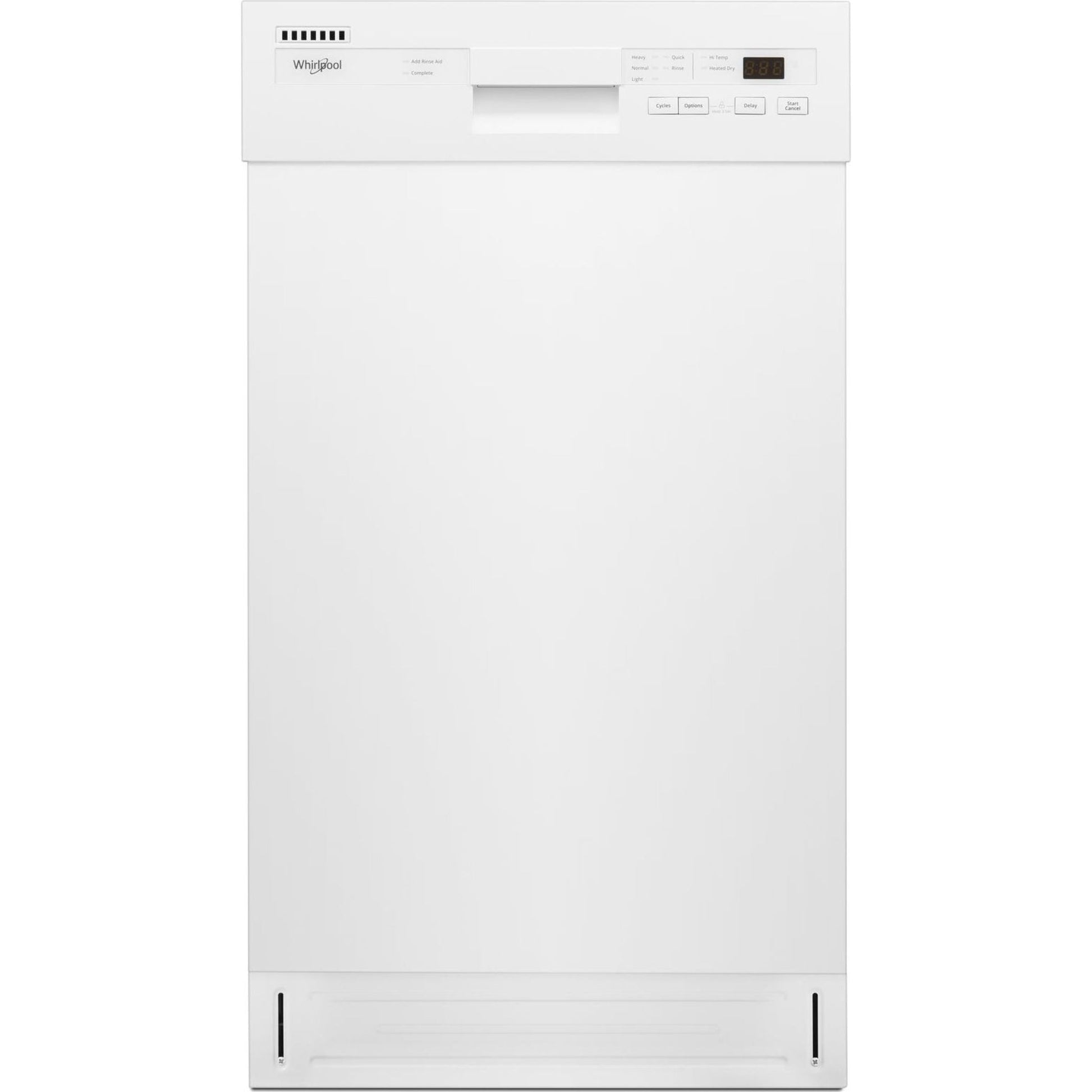 Whirlpool Dishwasher Stainless Steel Tub (WDF518SAHW) - White