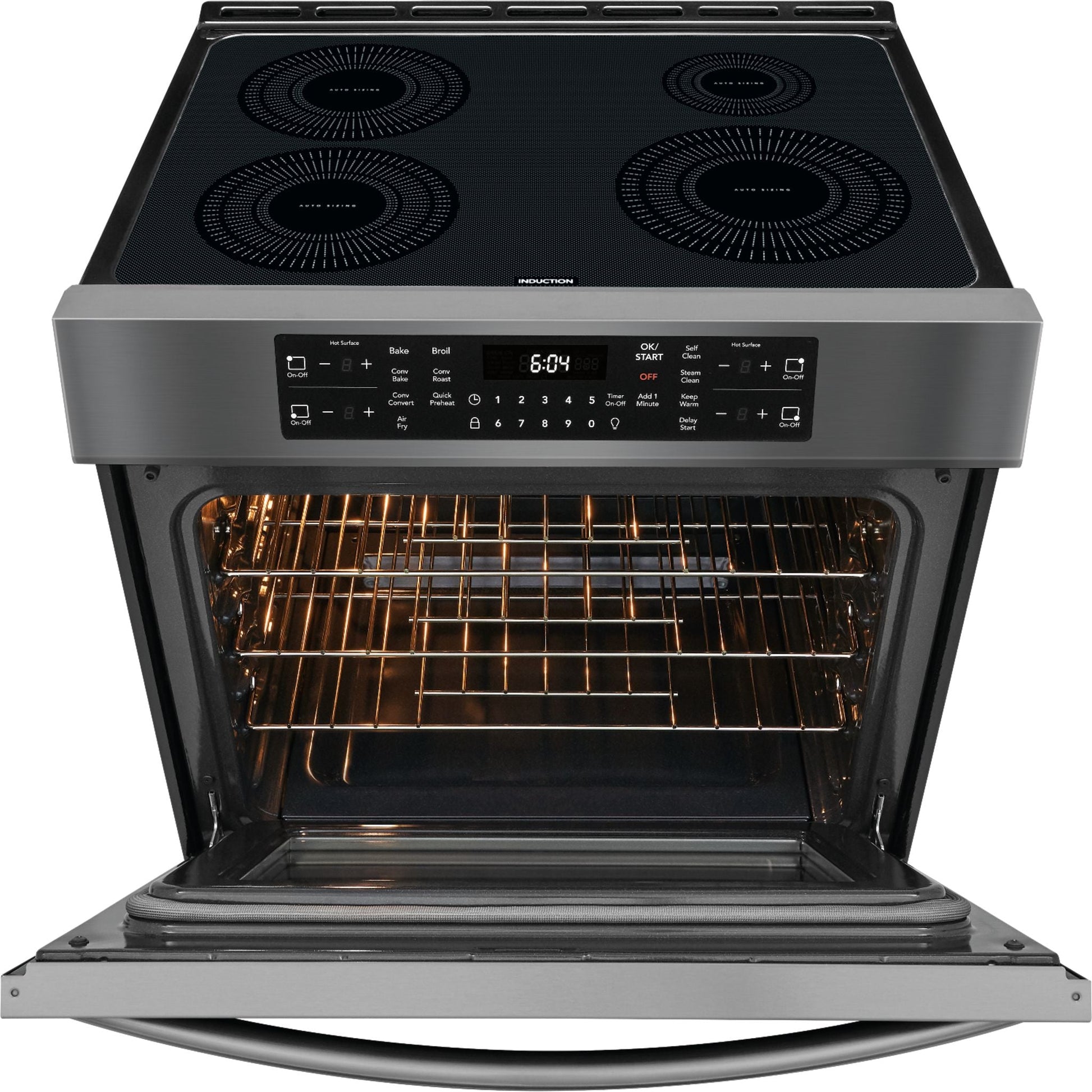 Frigidaire Gallery Front Control Range (CGIH3047VD) - Black Stainless