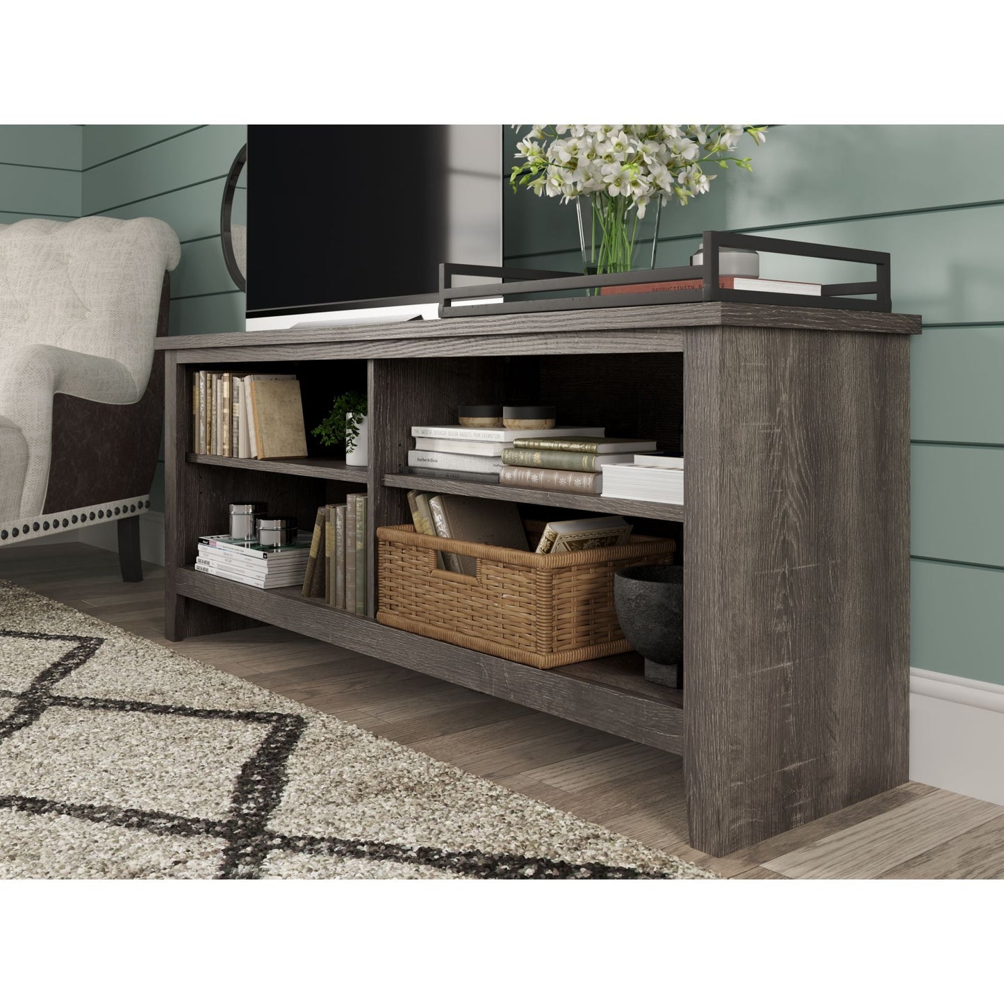 Arlenbry Large TV Stand - Gray