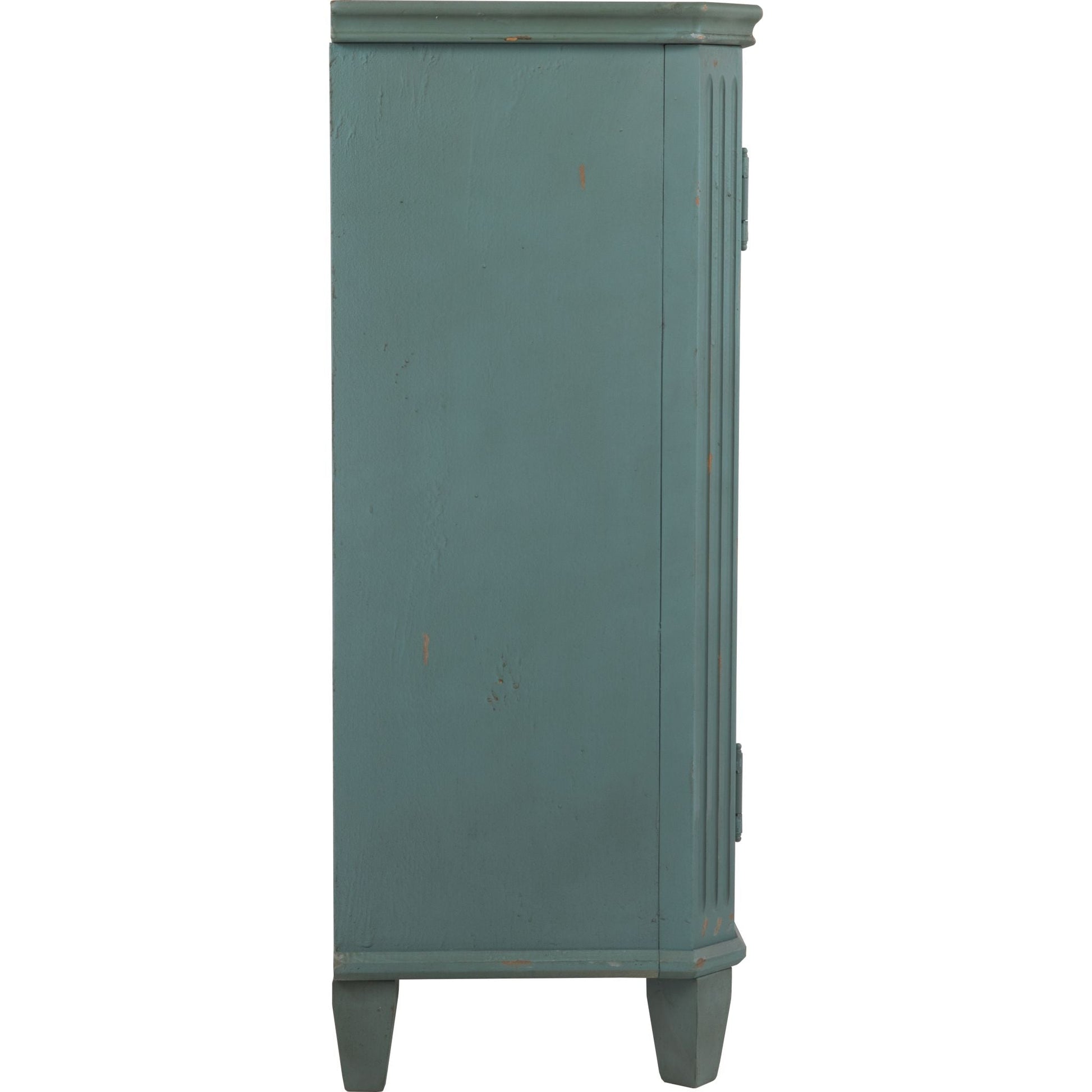 Mirimyn Antiq Small Accent Table - Teal