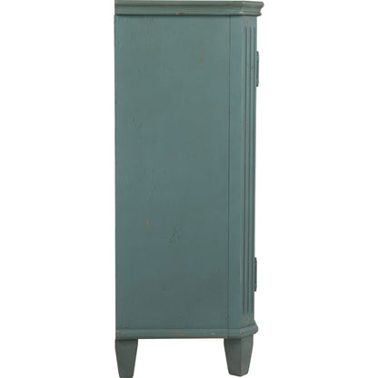 Mirimyn Antiq Small Accent Table - Teal
