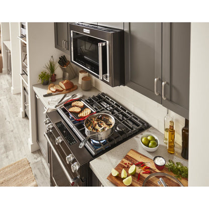 KitchenAid Gas Range (KSGG700EBS) - Black Stainless Steel