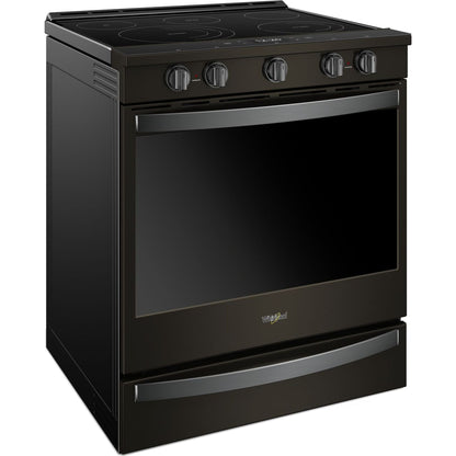 Whirlpool Front Control Range (YWEE750H0HV) - Black Stainless