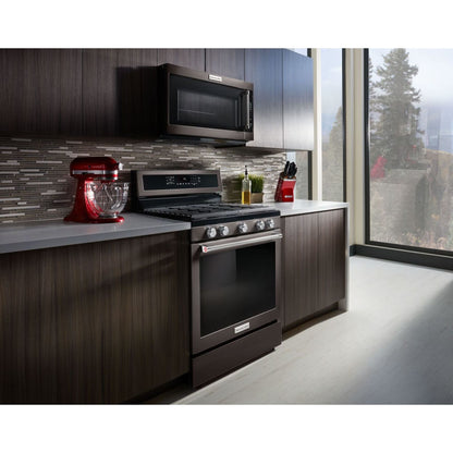 KitchenAid Gas Range (KFGG500EBS) - Black Stainless Steel