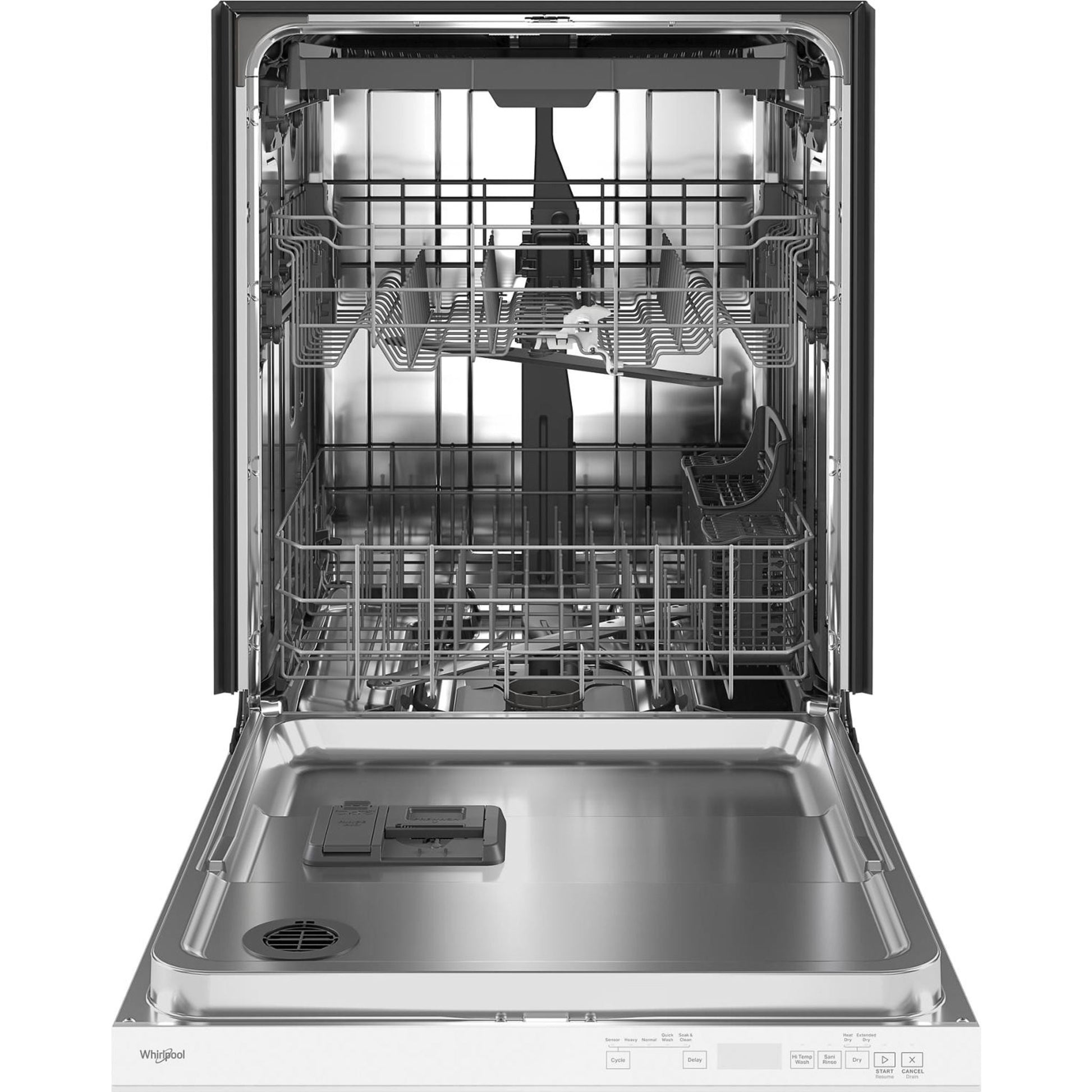 Whirlpool Dishwasher Stainless Steel Tub (WDTA50SAKW) - White