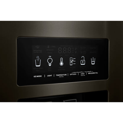 KitchenAid Counter Depth Fridge (KRSC700HBS) - Black Stainless