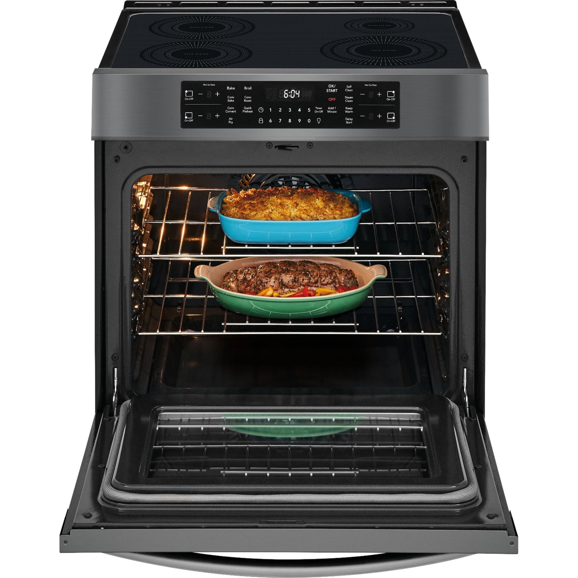 Frigidaire Gallery Front Control Range (CGIH3047VD) - Black Stainless
