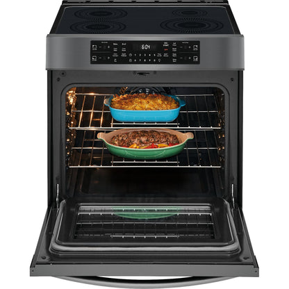 Frigidaire Gallery Front Control Range (CGIH3047VD) - Black Stainless