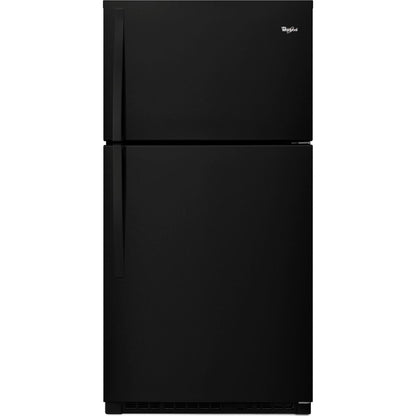 Whirlpool Top Mount Fridge (WRT541SZDB) - Black