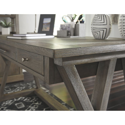 Luxenford 2 Piece Home Office Package - Grayish Brown