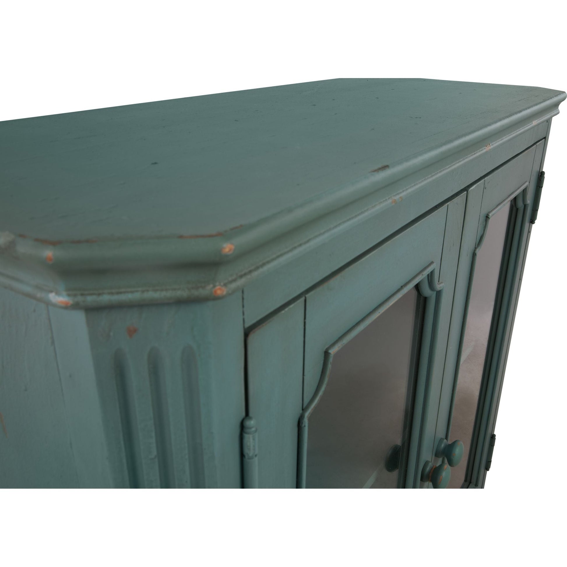 Mirimyn Antiq Small Accent Table - Teal