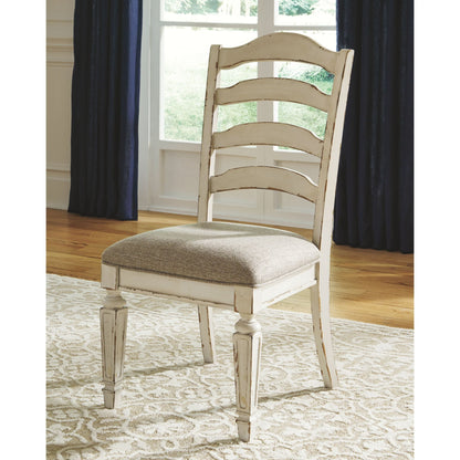 Realyn 9 Piece Dining Room - Chipped White - (PKG002227)