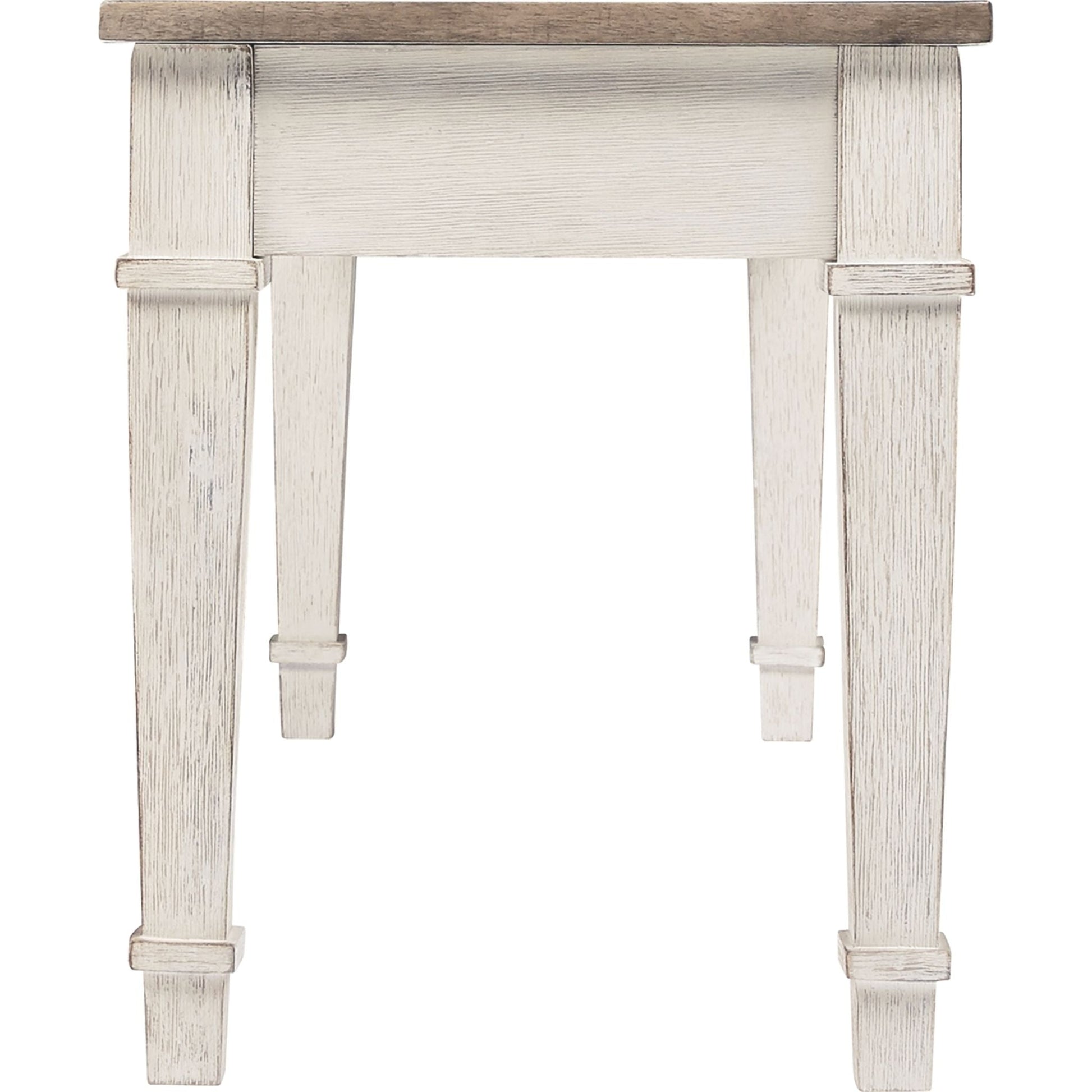 Skempton Bench - White/Light Brown - (D394-00)