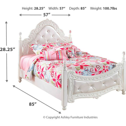 Exquisite 5 Piece Twin Bedroom - White