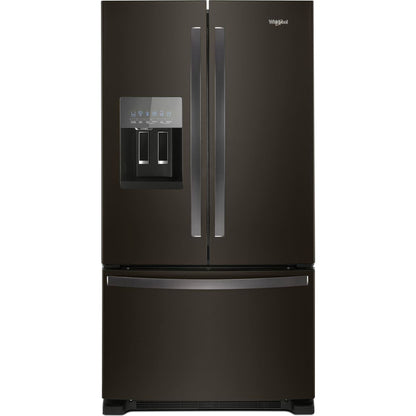 Whirlpool French Door Fridge (WRF555SDHV) - Black Stainless