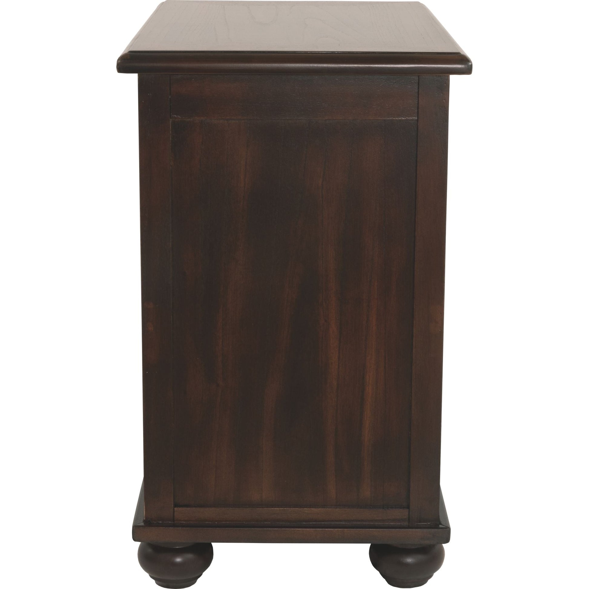 Rowley Creek Chair Side End Table - Dark Brown