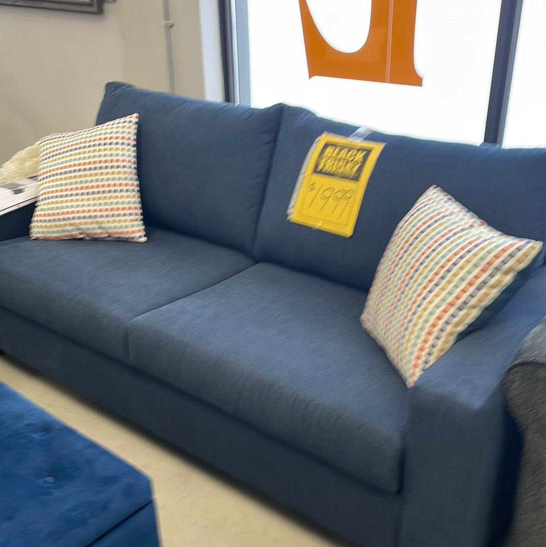 Blue sofa bed queen