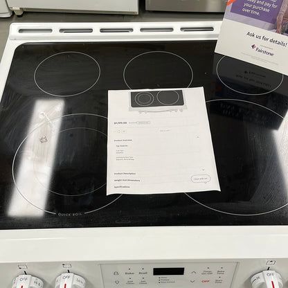 Frigidaire slide in white new
