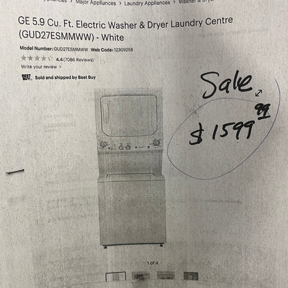 Ge launders center gud27esmmww
