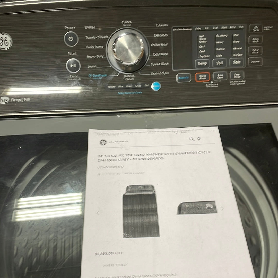 Ge topload washer gtw680bmrdg