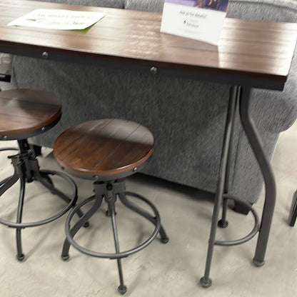 Ashley pub set . Adjustable stools